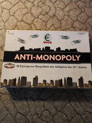 Anti Monopoly настолна игра употребявана в много добро състояние