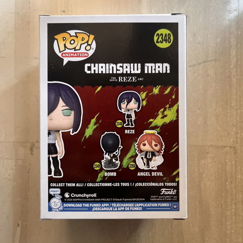 Reze Chainsaw Man Funko Pop vinyl figure like new