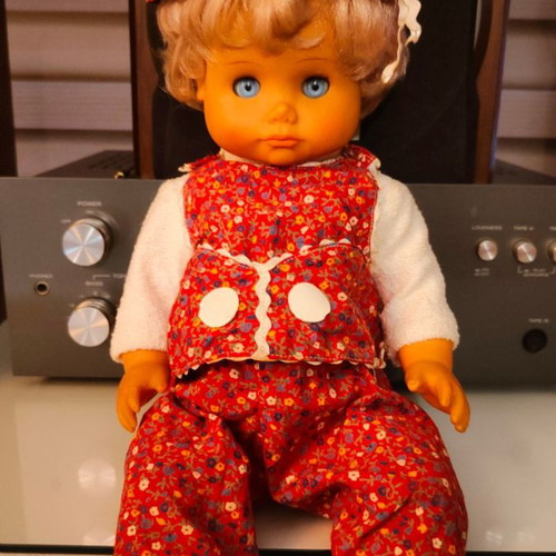 Vinyl doll 40cm used, rare collectible