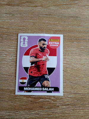 Mohamed Salah Panini World Cup 2026 Extra Sticker
