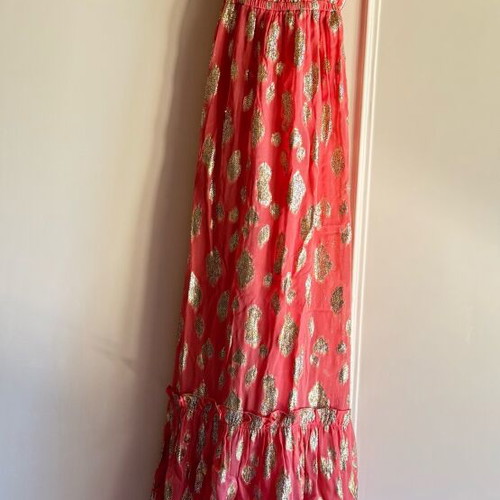 Sundress new, size S, red with gold details