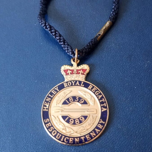 Rare Henley Royal Regatta 150th Anniversary badge like new