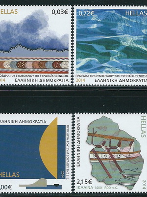 Hellas 2014 Greek Presidency of the Council of the EU stamp set MNH