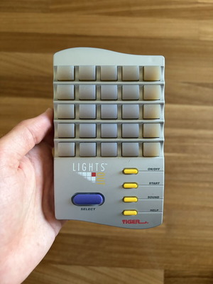 Tiger Lights Out game 1995 used, puzzle