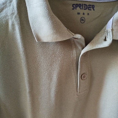 Sprider Man men's polo shirt XL, olive khaki