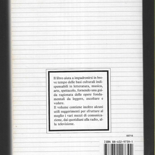 Utility Book come farsi rapidamente una Cultura by Grazia Bartolomei