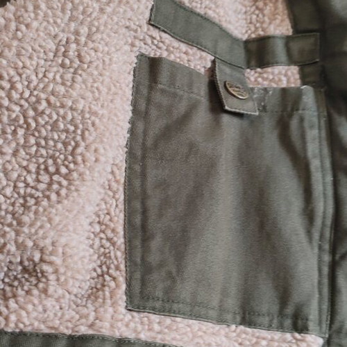Khaki men's parka jacket like new, size XXL