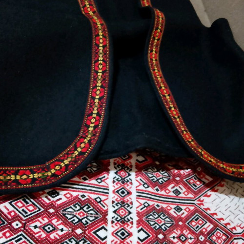 Traditional women's costume skirt and wool vest like new