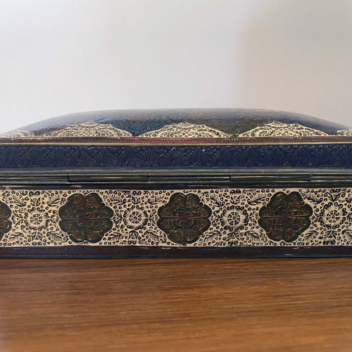 Collectible Marquetry Box Handmade from India Like New