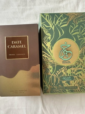Paris Corner Date Caramel and Khair Pistachio Eau de Parfum new