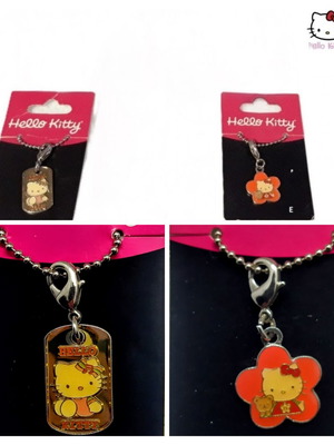 Collectible Mini Dog Tag Hello Kitty Pendants new, set of 2