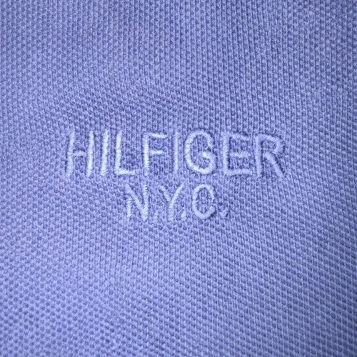 Tommy Hilfiger polo shirt L slim fit used, dark blue cotton
