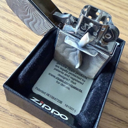 Zippo lighter with cross symbol like new