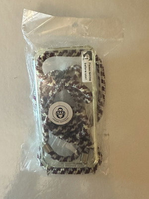 Transparent Anti-Shock Case with Cord for iPhone 7/8/SE new