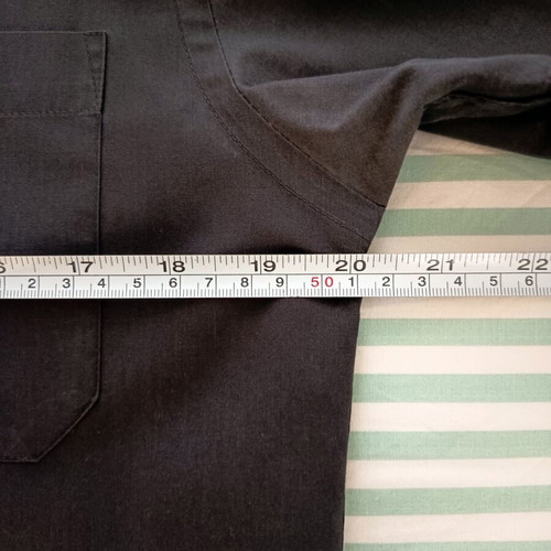 Cedarwood men's black short-sleeve shirt like new, size M