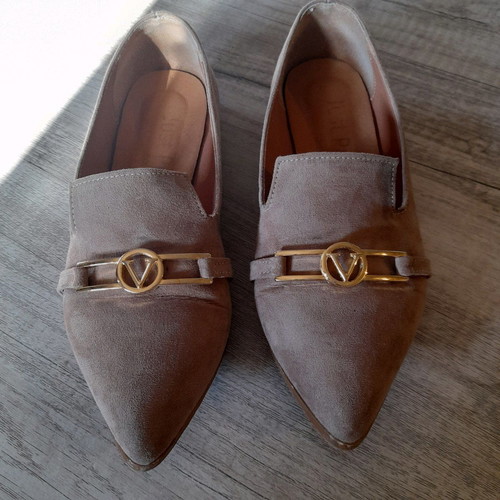 Just Prive ballerina shoes used, size 37, beige suede
