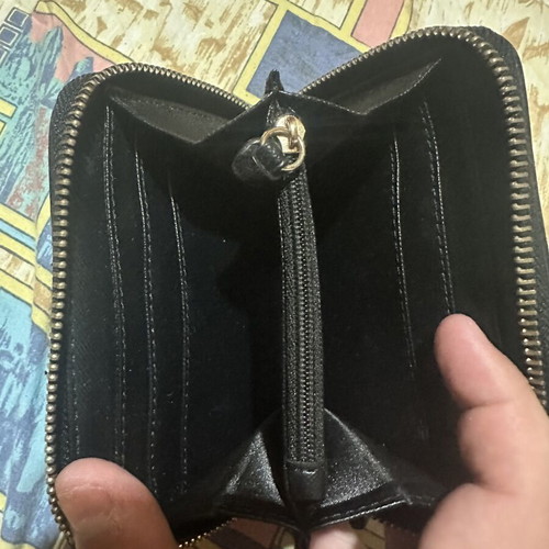 Vintage DKNY wallet, black
