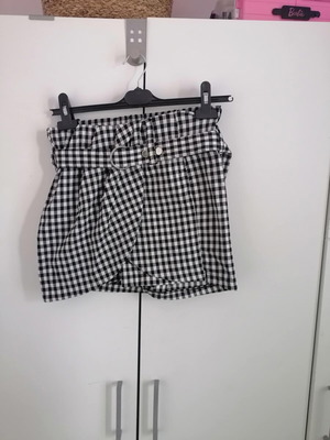 Skort Bershka like new, black and white, size M 38 10