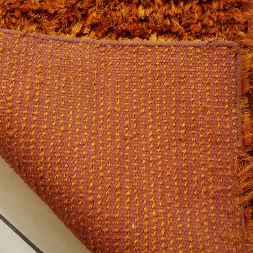 Shaggy runner rug 70x240 cm, orange Luna