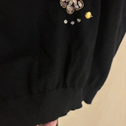 Etro blouse viscose size M like new, black
