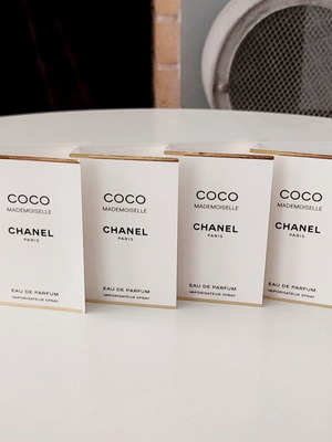 Chanel Coco Mademoiselle Eau de Parfum set of 4 new authentic samples