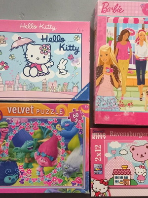 Puzzles used, pack all together 3+