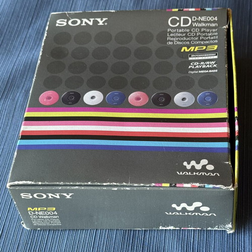 Sony D-NE004 CD Walkman new, portable MP3 player