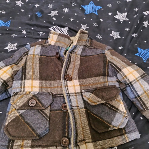 Benetton kids coat new, size 104 cm, brown