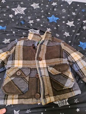 Benetton kids coat new, size 104 cm, brown