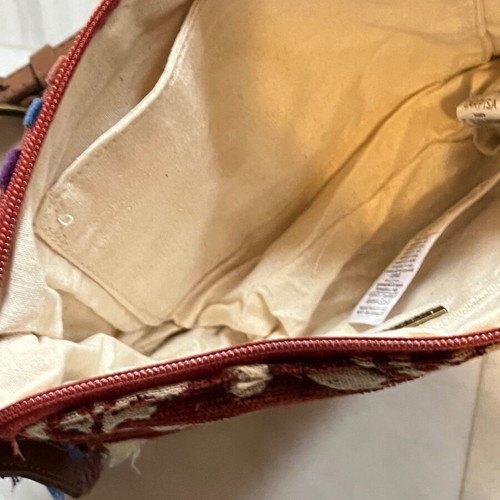 Caprisa crossbody bag new colorful with boho tassels