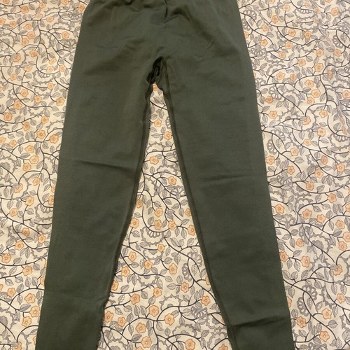 Leggings push up used, green, size S