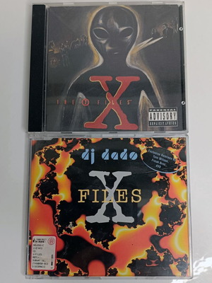 The X Files Soundtrack CD and Dj Dado X Files CD like new, together