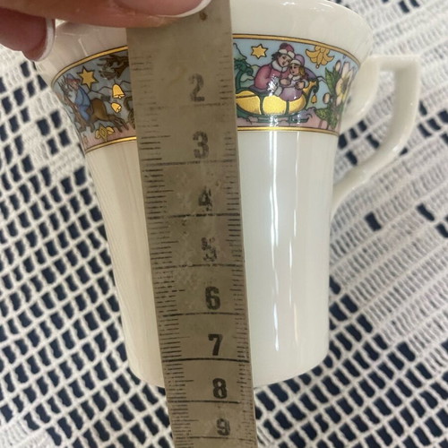 Villeroy&Boch Henrich Chine Bone Cups new, pack of 11, Christmas design