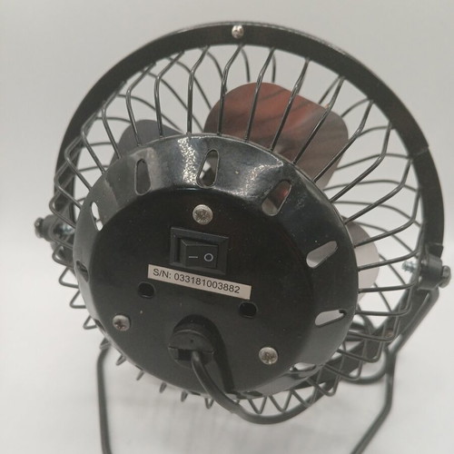 USB fan Gembird black wired like new