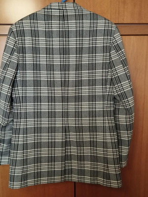 Checked wool jacket used, size M