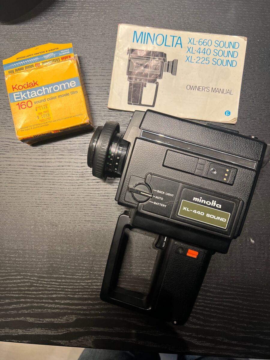 minolta XL-440 SOUND レトロ ビデオカメラ 動作未確認 Vintage Super 8 Minolta XL-440 Sound… - € 115,00 - Vendora.cy