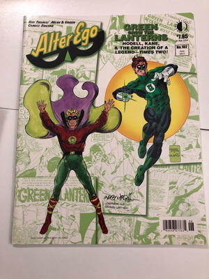 Alter Ego Magazine 102 new, Green Lanterns Alan Scott Hal Jordan, DC Comics
