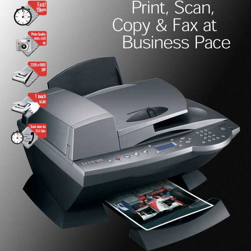 Lexmark X6170 multifunction printer used, color, scanner, fax, copy