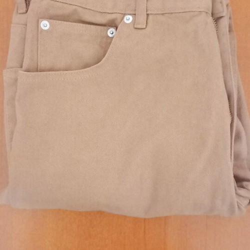 Men's winter cotton pants new, size 46 beige