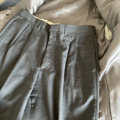 Studio 0001 by Gianfranco Ferré double-breasted suit, gray, size M