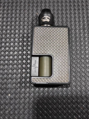 Vandy Vape Pulse Squonk 80W Carbon Fiber μεταχειρισμένο με Cheetah RDA Black Steel