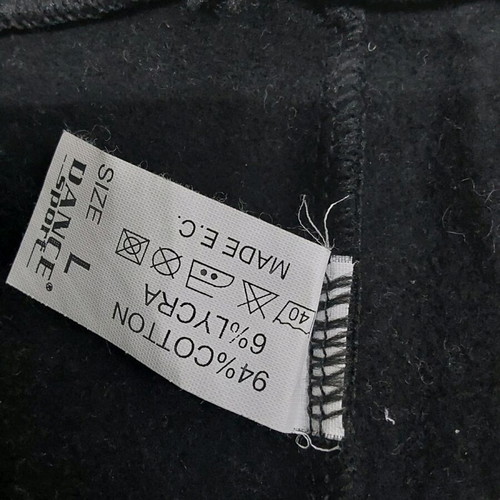 Dance tracksuit new, black, low-rise, size L