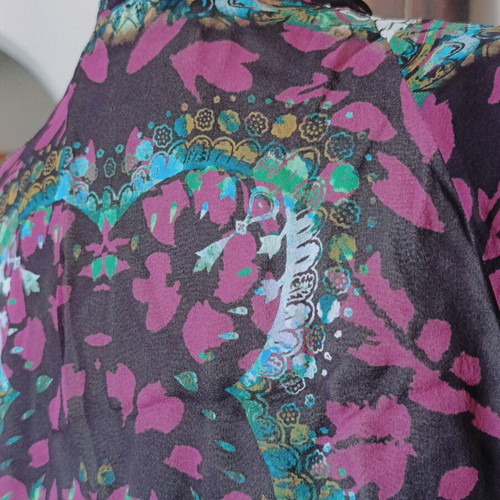 Etro silk dress XL IT46 like new, multicolor
