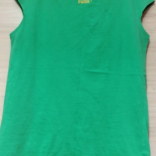 Puma Green Cotton Shirt like new, small-medium size