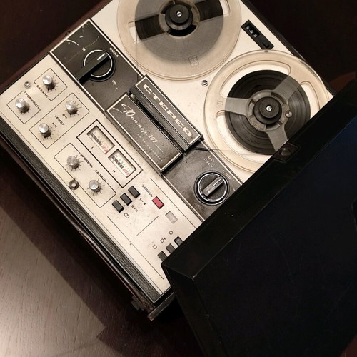Jupiter 202 Stereo Reel to Reel Tape Recorder like new, vintage collectible