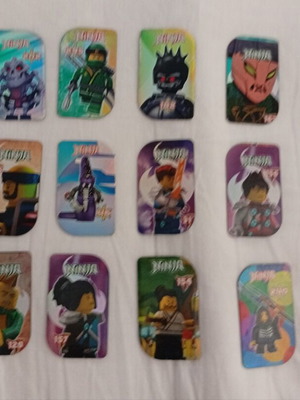 Ninja Lego Ninjago metal tags set