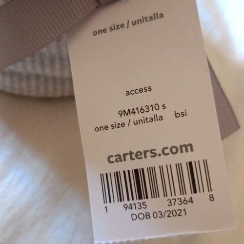 Carter's Ribbed Knit Baby Blanket new with tags