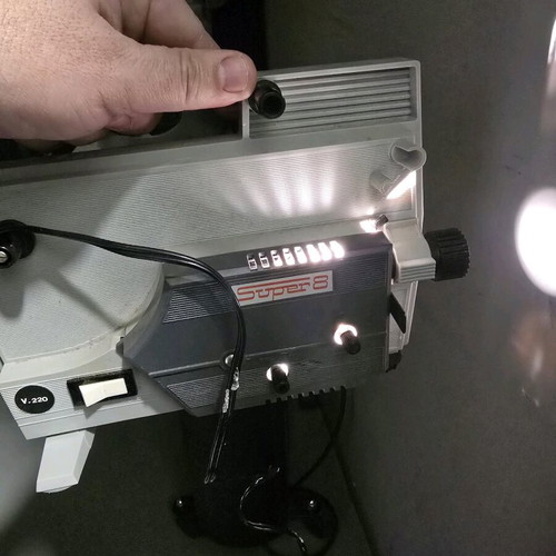 Super 8 used with unknown function and broken foot