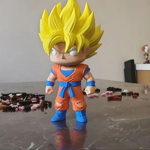 Goku Super Saiyan Funko Pop style figure Dragon Ball Z