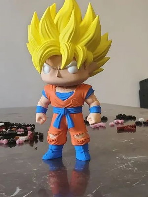 Goku Super Saiyan Funko Pop style figure Dragon Ball Z